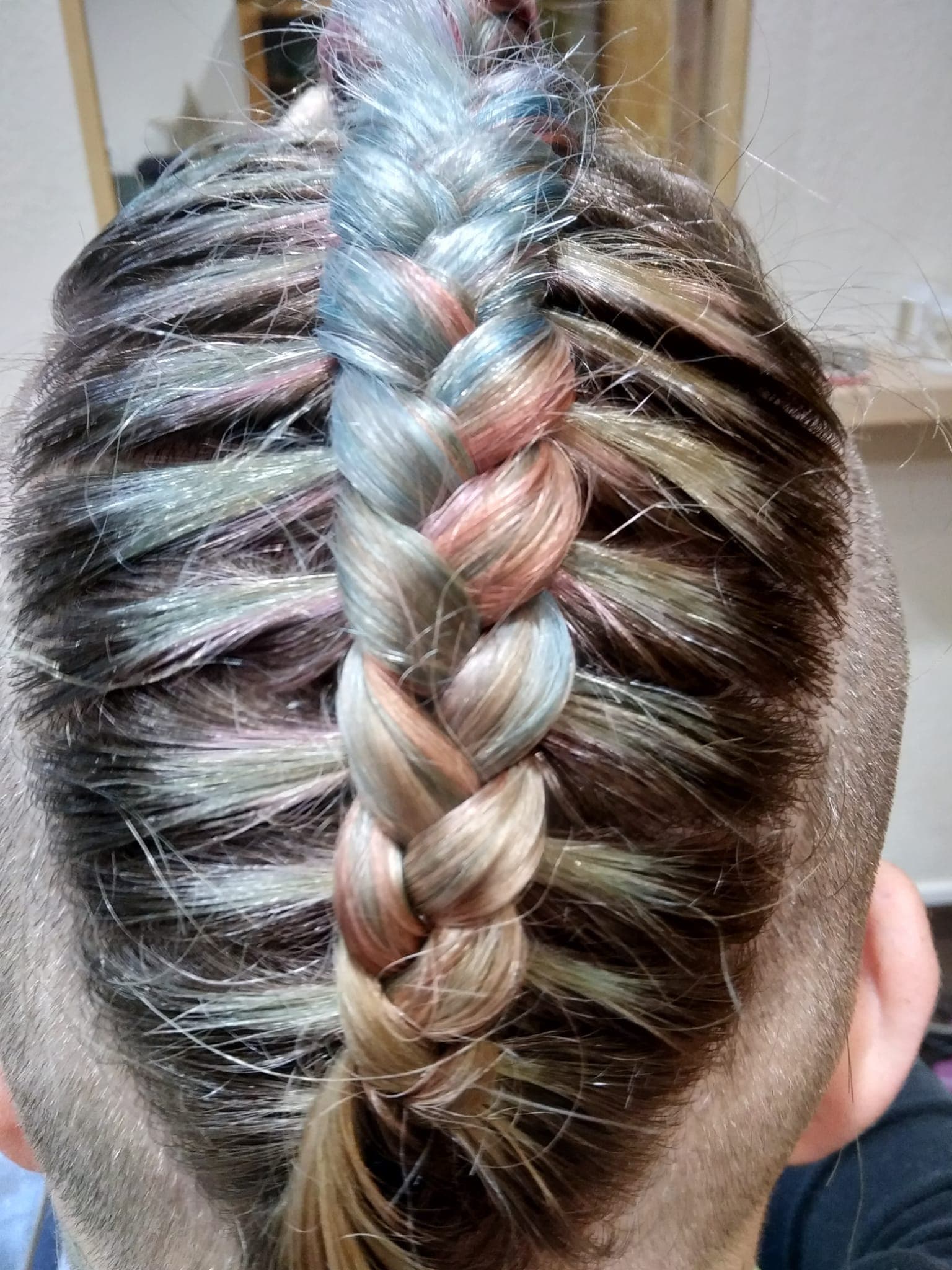 Réalisation coiffure végétale Brocéliande